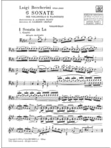 6 Sonates - BOCCHERINI - Partition - Violoncelle